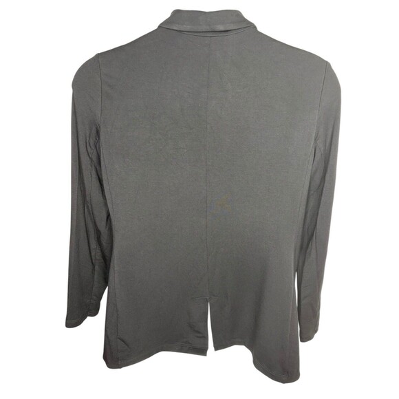 NWT Philosophy Single‎ Button Black Knit Blazer Jacket Womens Size Large L New - Picture 10 of 16